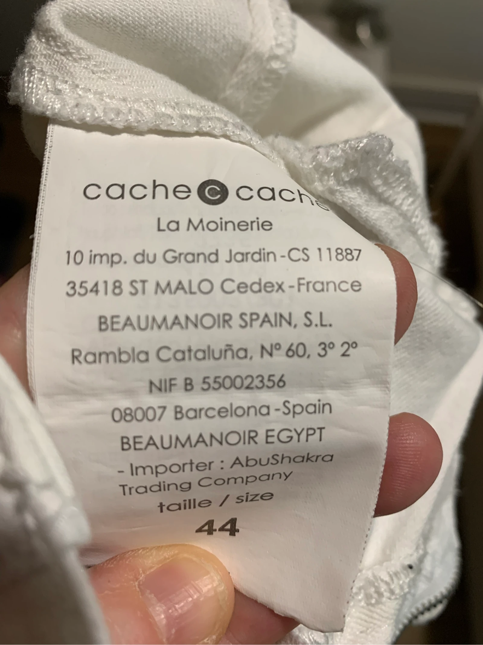 Pantalón blanco Cache Cache – photo 2